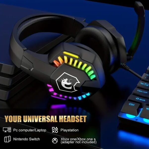 Wired Gaming Keyboard And Mouse Headset Combo - Image 5