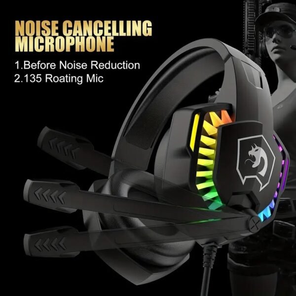 Wired Gaming Keyboard And Mouse Headset Combo - Image 6