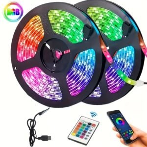 5050 RGB Led Strip Lights 196.8inch/5m