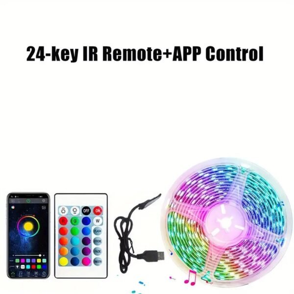 5050 RGB Led Strip Lights 196.8inch/5m - Image 10