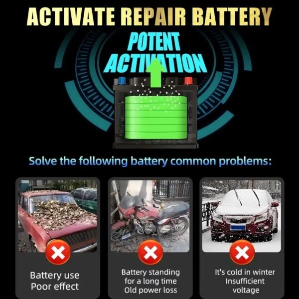 12V 6 Amp Intelligent Automatic Battery Charger/Maintainer with LCD Screen, Impulse Repair & Summer/Winter Modes - Image 11