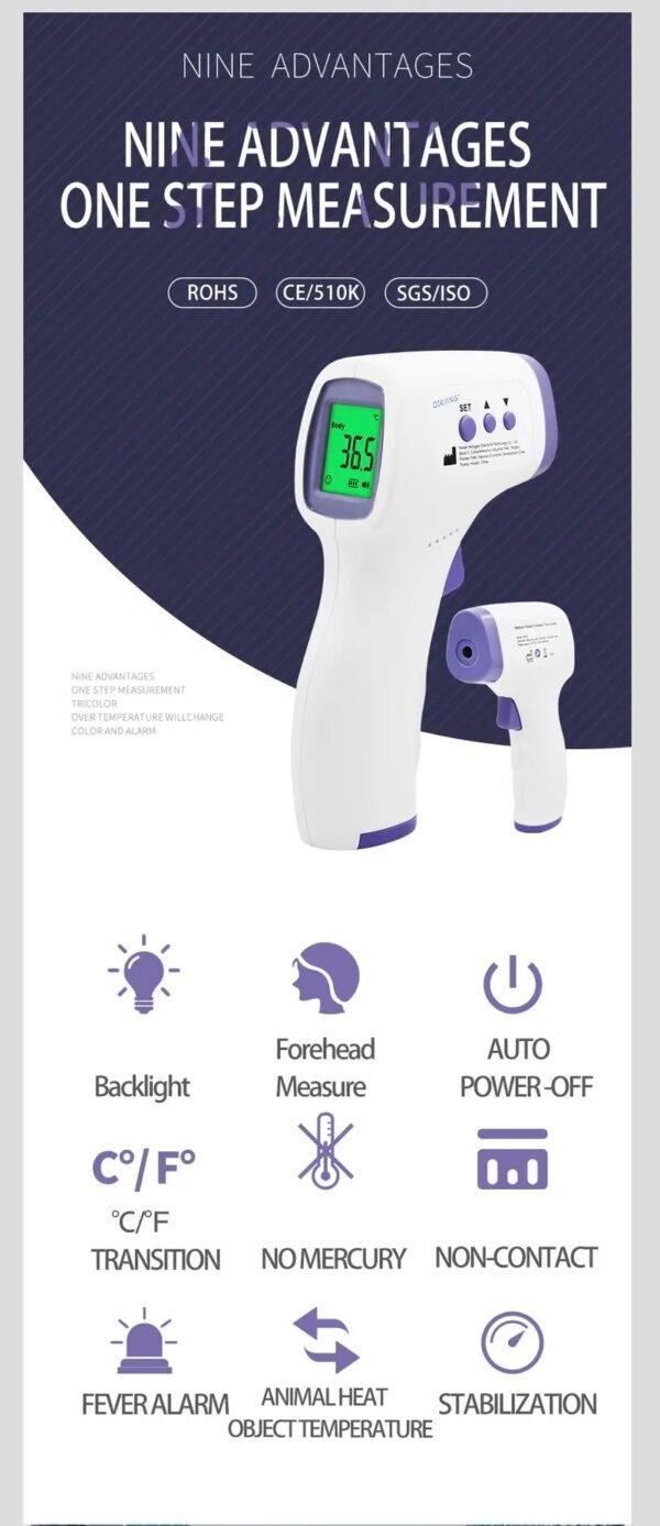 Forehead Thermometer, Digital Infrared Thermometer For Adults And Kids - Image 5