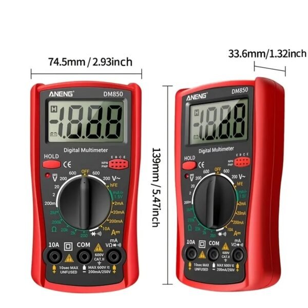 DM850 Automatic Professional Digital Multimeter - Image 9