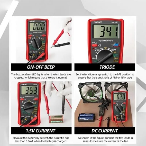 DM850 Automatic Professional Digital Multimeter - Image 4