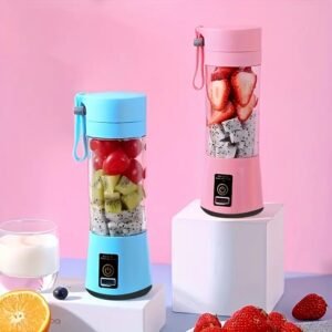 Wireless Portable Blender, Six-leaf Blade USB Rechargeable Mini Juice Blender