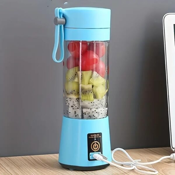 Wireless Portable Blender, Six-leaf Blade USB Rechargeable Mini Juice Blender - Image 5