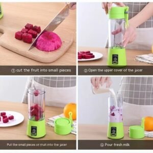 Wireless Portable Blender, Six-leaf Blade USB Rechargeable Mini Juice Blender